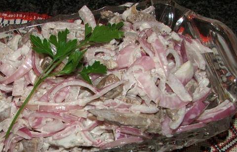 Рецепты приготовления языка салаты